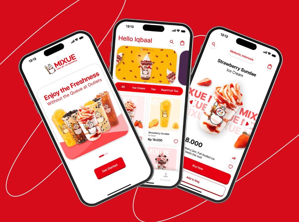 Design Exploration: Mixue Mobile App